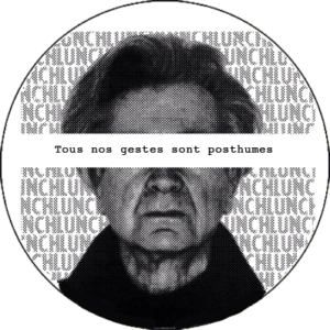 LUNCH - Emile Cioran button