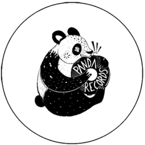 PANDA RECORDS - Mange disque button